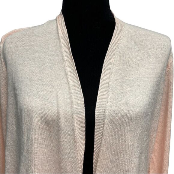 J Jill Pink Linen Blend Cardigan - Picture 4 of 8